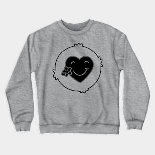 smiling star emoticon Crewneck Sweatshirt